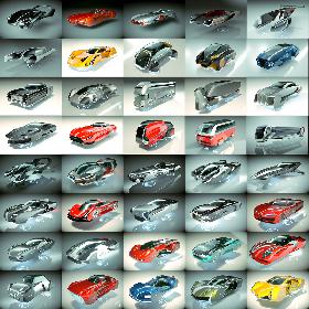 T - 40 in 1 Cheap amd Cool Hover Car Collection 3D model